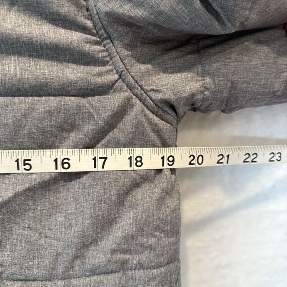 Eddie Bauer Coat Jacket Kids Youth Boys XL 16 Gray Puffer Hooded Winter - Picture 9 of 10